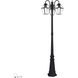 Westover 3 Light 80.13 inch Black Outdoor 3 Head Post Light
