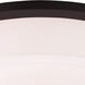 Meridian 5 Light 25.5 inch Bronze Flush Mount Ceiling Light
