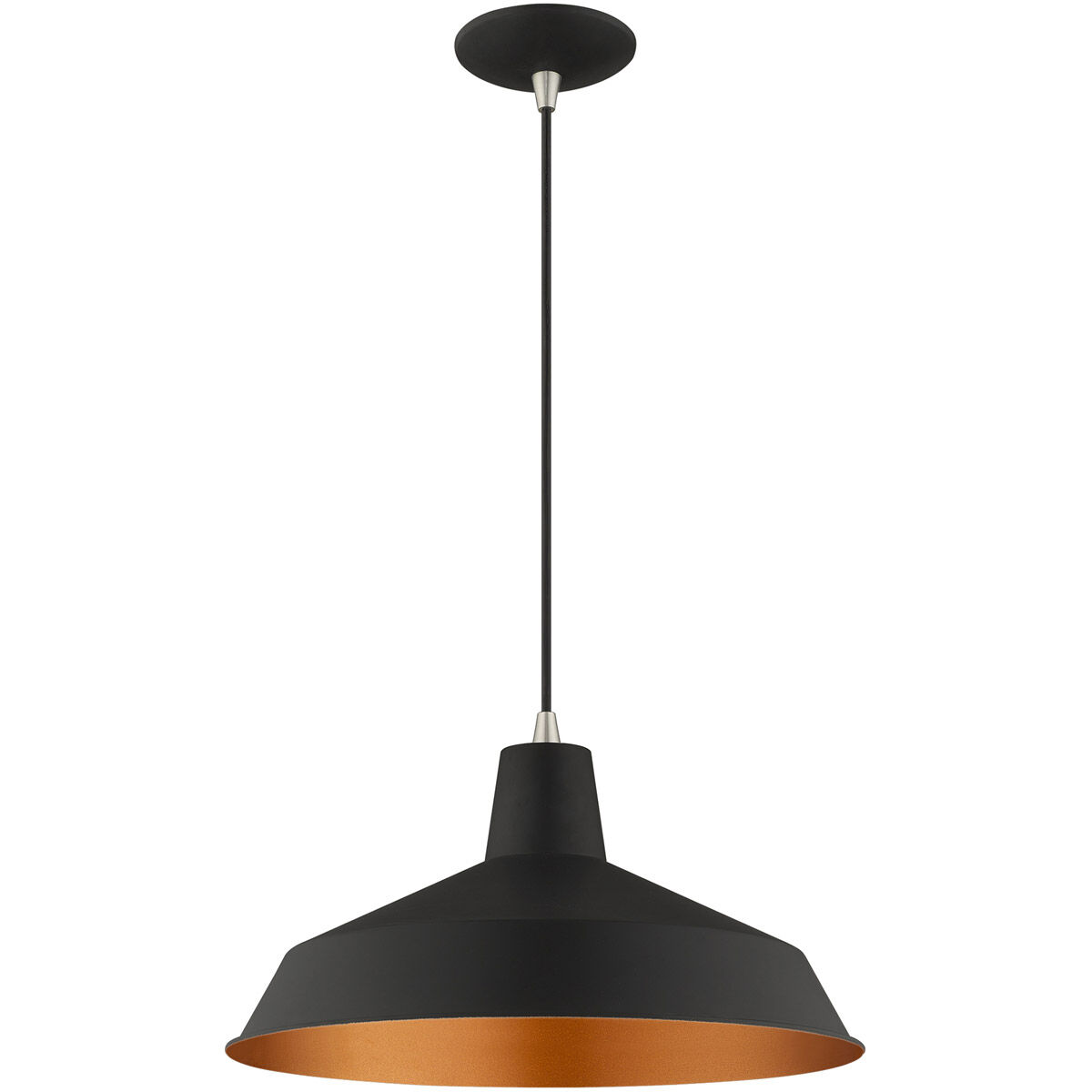 Allison 1 Light 16 inch Black Mini Pendant Ceiling Light