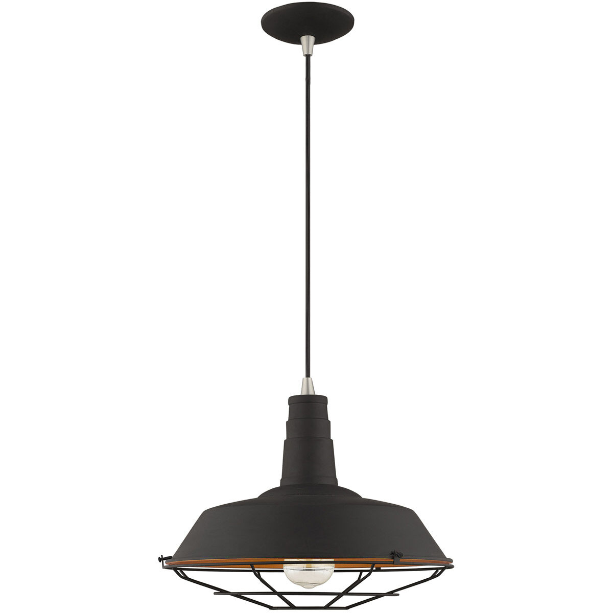 Allison 1 Light 14 inch Black Mini Pendant Ceiling Light
