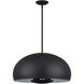 Domma 4 Light 22.5 inch Black Pendant Ceiling Light