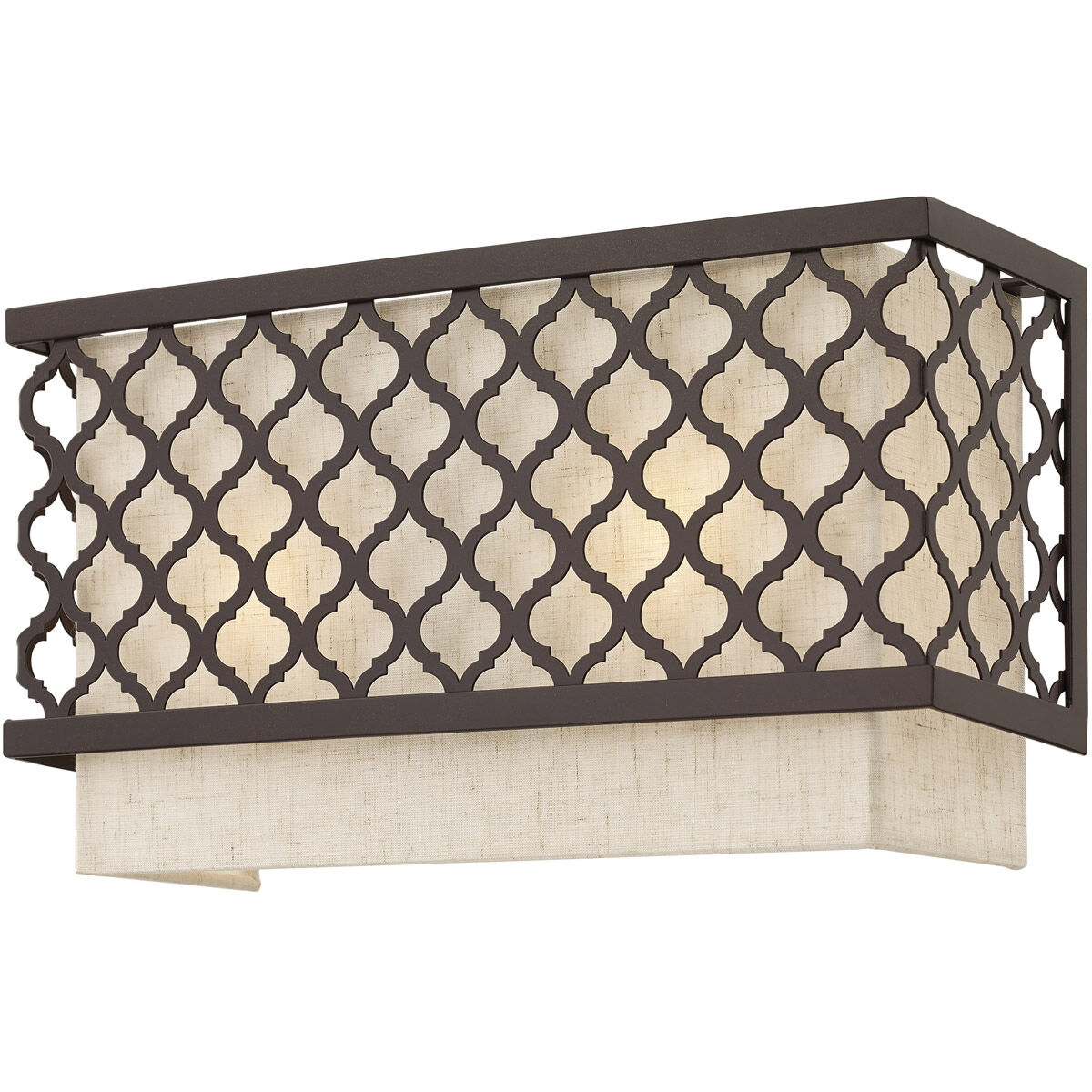 Arabesque 2 Light 13 inch English Bronze ADA ADA Wall Sconce Wall Light