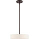 Venlo 4 Light 14 inch Bronze with Antique Brass Accents Pendant Ceiling Light