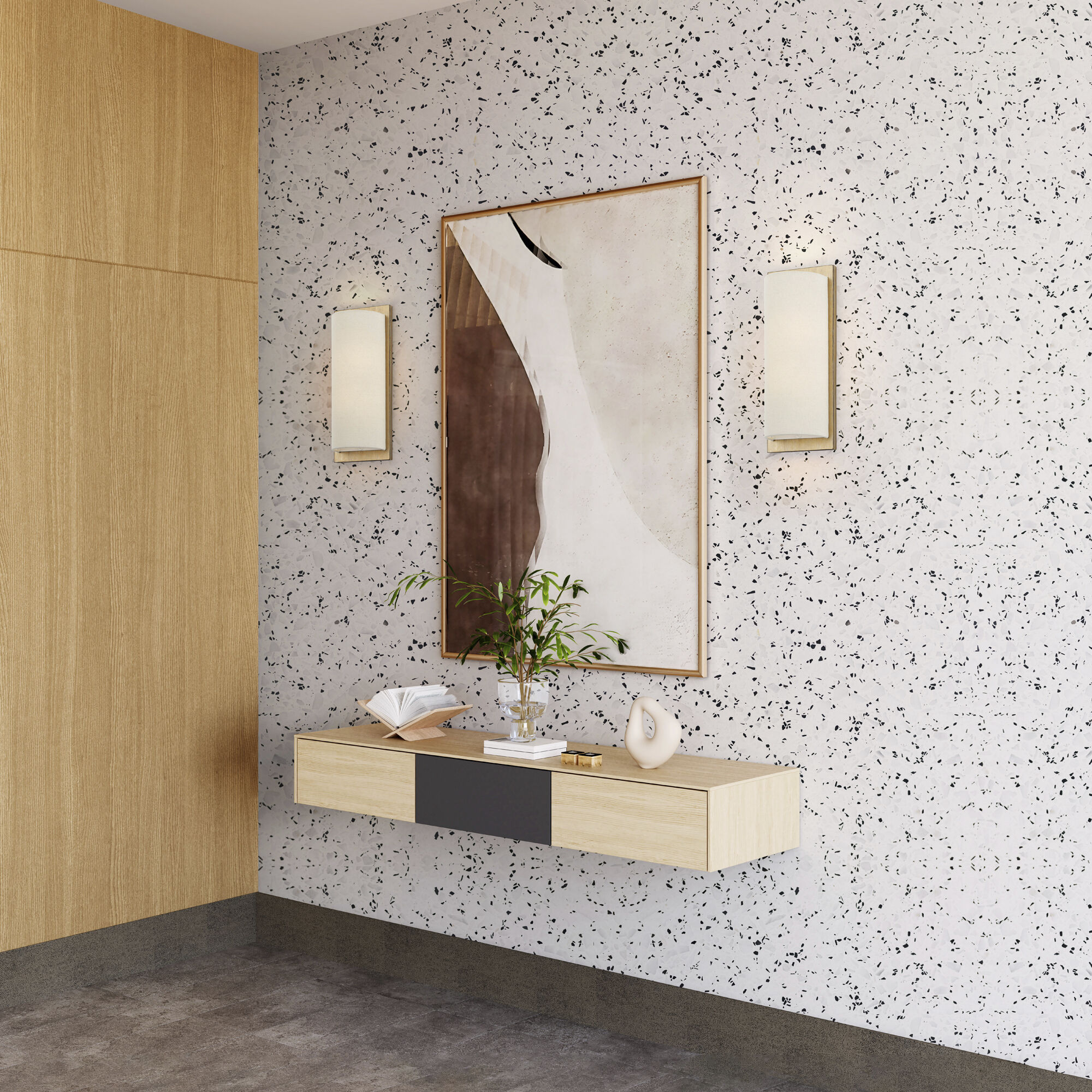 Bellingham Wall Sconce Wall Light in Antique Gold Leaf