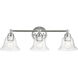 Moreland 3 Light 24 inch Polished Chrome Vanity Sconce Wall Light