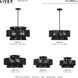Florell 4 Light 20 inch Black Pendant Chandelier Ceiling Light
