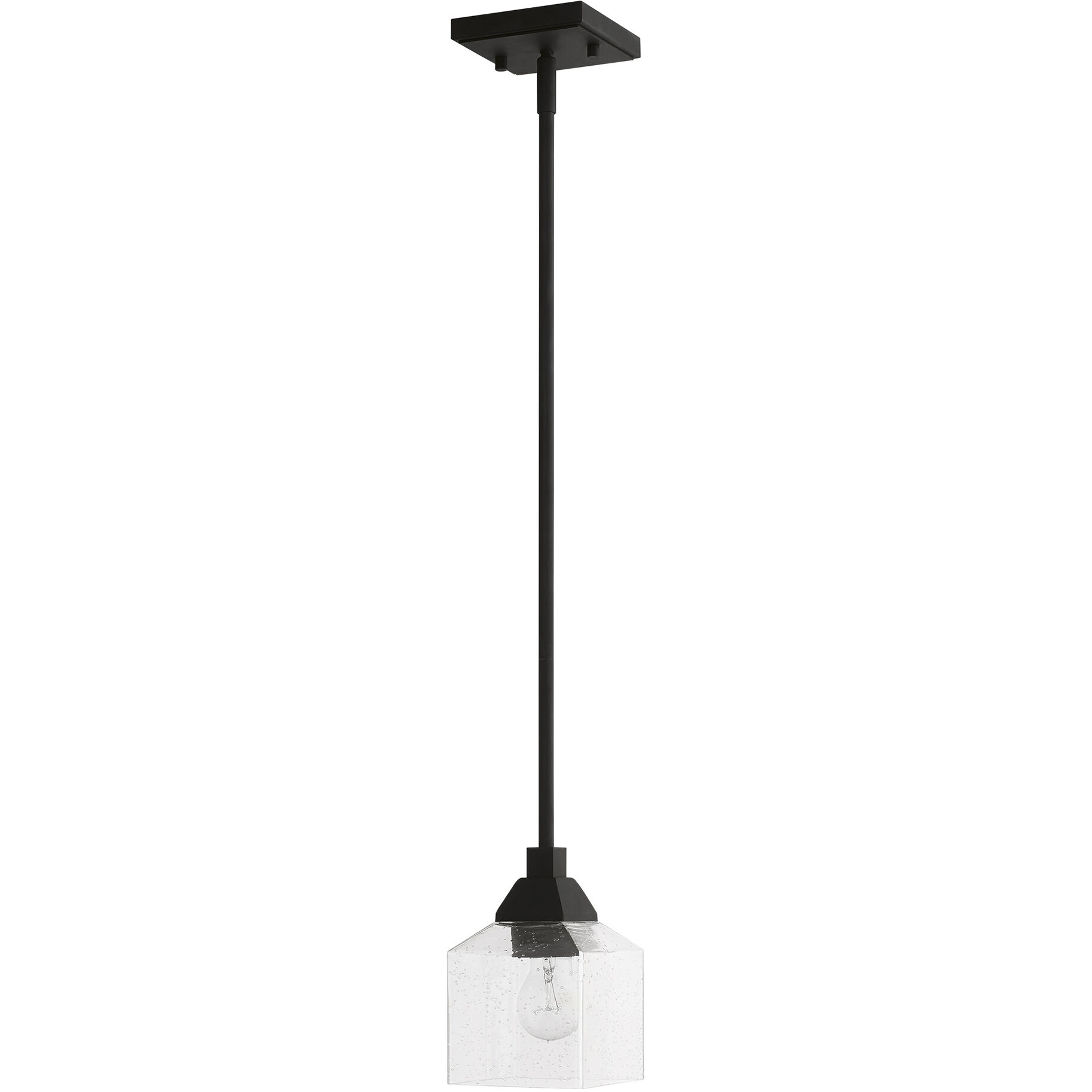 Aragon 1 Light 5 inch Black Mini Pendant Ceiling Light