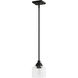 Aragon 1 Light 5 inch Black Mini Pendant Ceiling Light