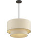 Bellingham 3 Light 20 inch Bronze Pendant Ceiling Light