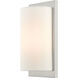 Meridian 1 Light 6 inch Brushed Nickel ADA Wall Sconce Wall Light