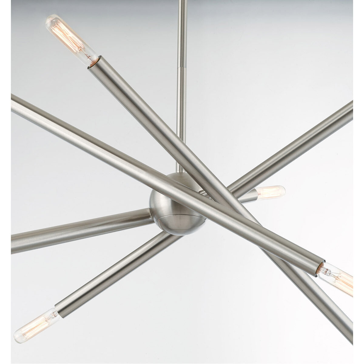 Soho 8 Light 12 inch Brushed Nickel Chandelier Ceiling Light