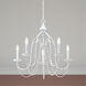Alessia 5 Light 24 inch Antique White Chandelier Ceiling Light