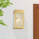 Berkeley 1 Light 9 inch Satin Gold Outdoor Small Sconce, Small