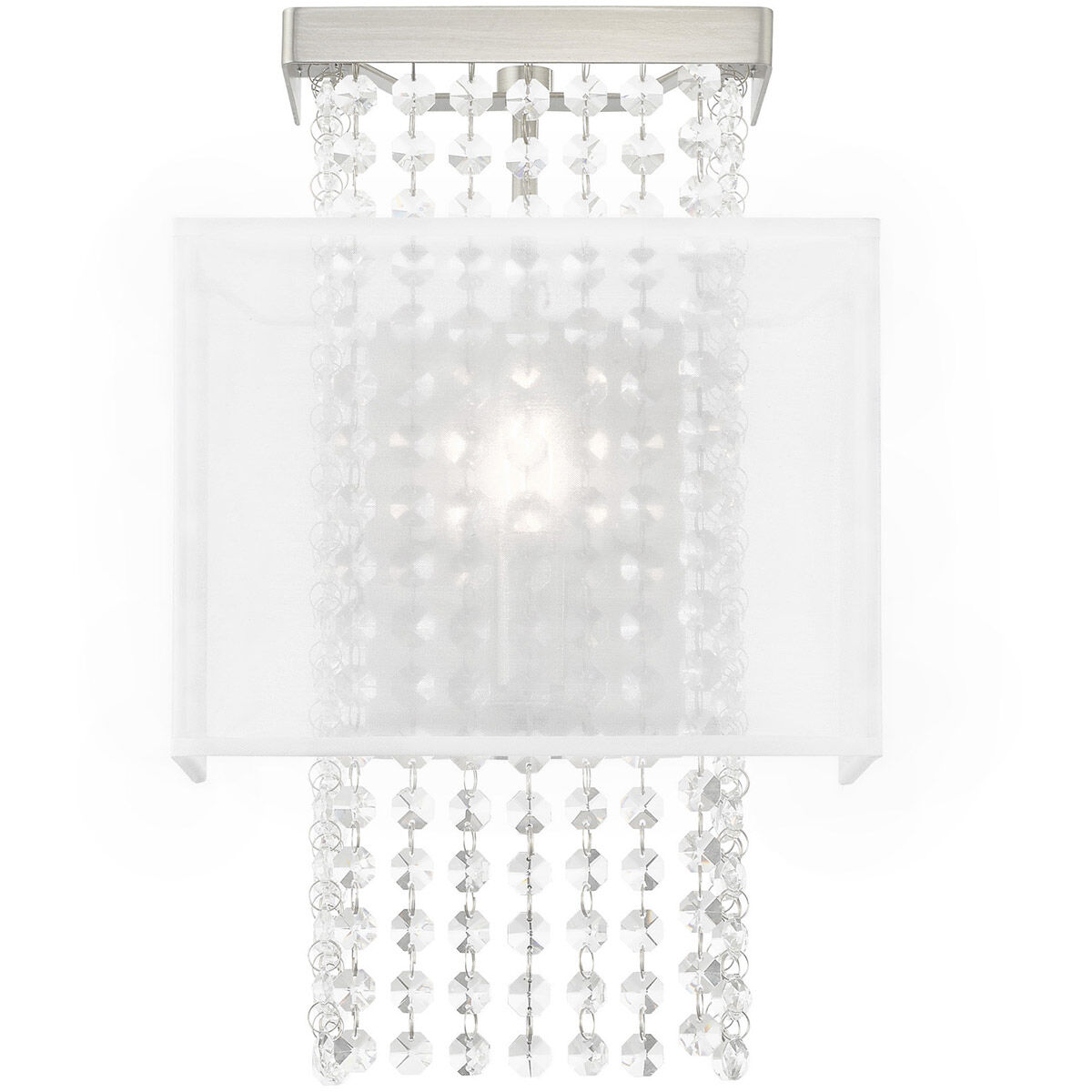 Bella Vista 1 Light 9 inch Brushed Nickel ADA ADA Wall Sconce Wall Light