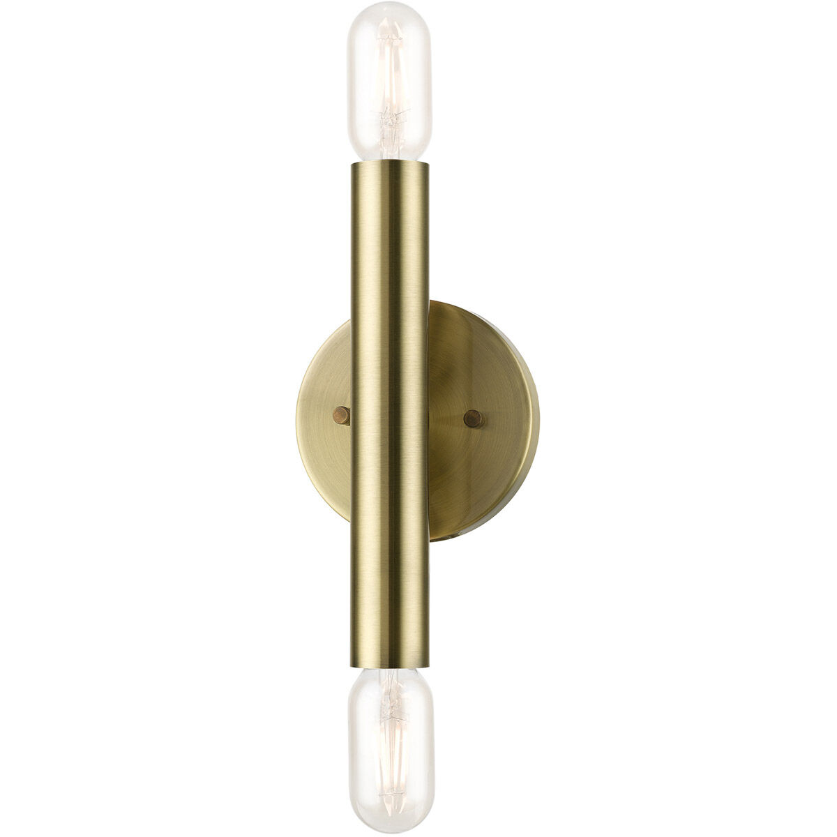 Copenhagen 2 Light 5 inch Antique Brass ADA ADA Wall Sconce Wall Light