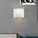 Stratton 1 Light 9 inch Soft Gold ADA Wall Sconce Wall Light