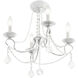Pennington 4 Light 18 inch Antique White Convertible Mini Chandelier/Ceiling Mount Ceiling Light
