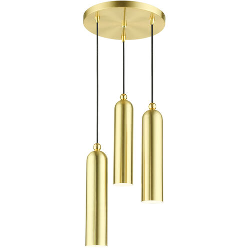 Ardmore 3 Light 13 inch Satin Brass Pendant Ceiling Light