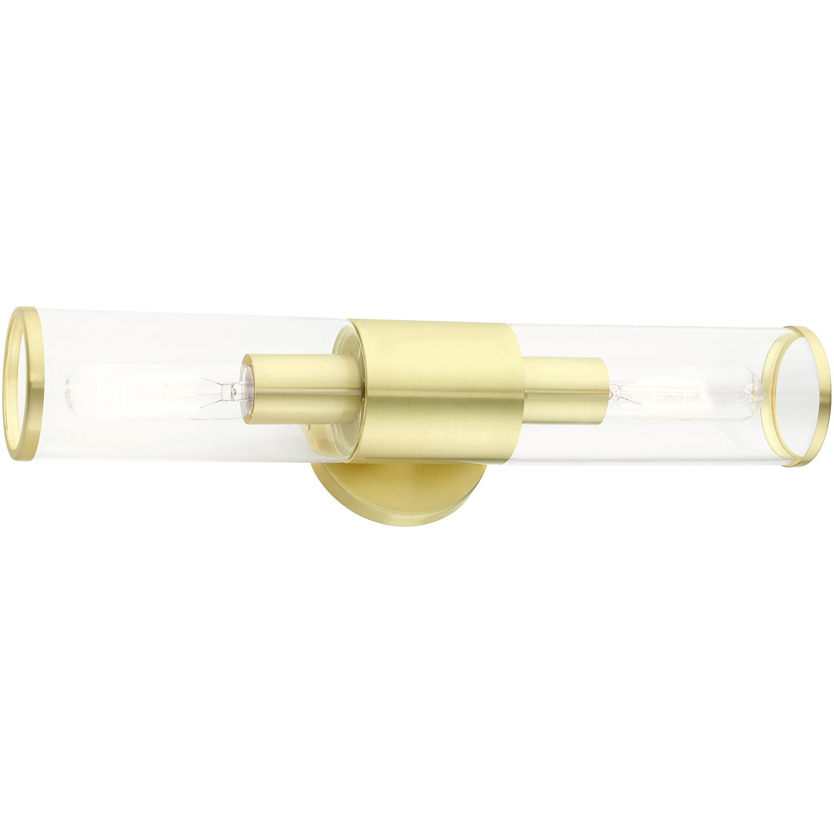 Banca 2 Light 19 inch Satin Brass ADA Vanity Sconce Wall Light