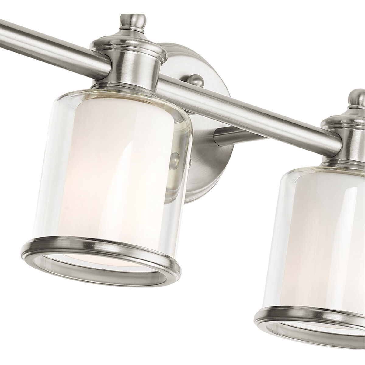 Middlebush 6 Light 55 inch Brushed Nickel Vanity Sconce Wall Light