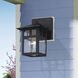Crestlake 1 Light 8.5 inch Textured Black Outdoor Wall Lantern