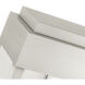 York 2 Light 19 inch Brushed Nickel Outdoor Wall Lantern
