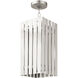 Greenwich 1 Light 8 inch Brushed Nickel Outdoor Pendant Lantern