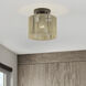 Acordia 1 Light 8.5 inch English Bronze Semi Flush Mount Ceiling Light, Small