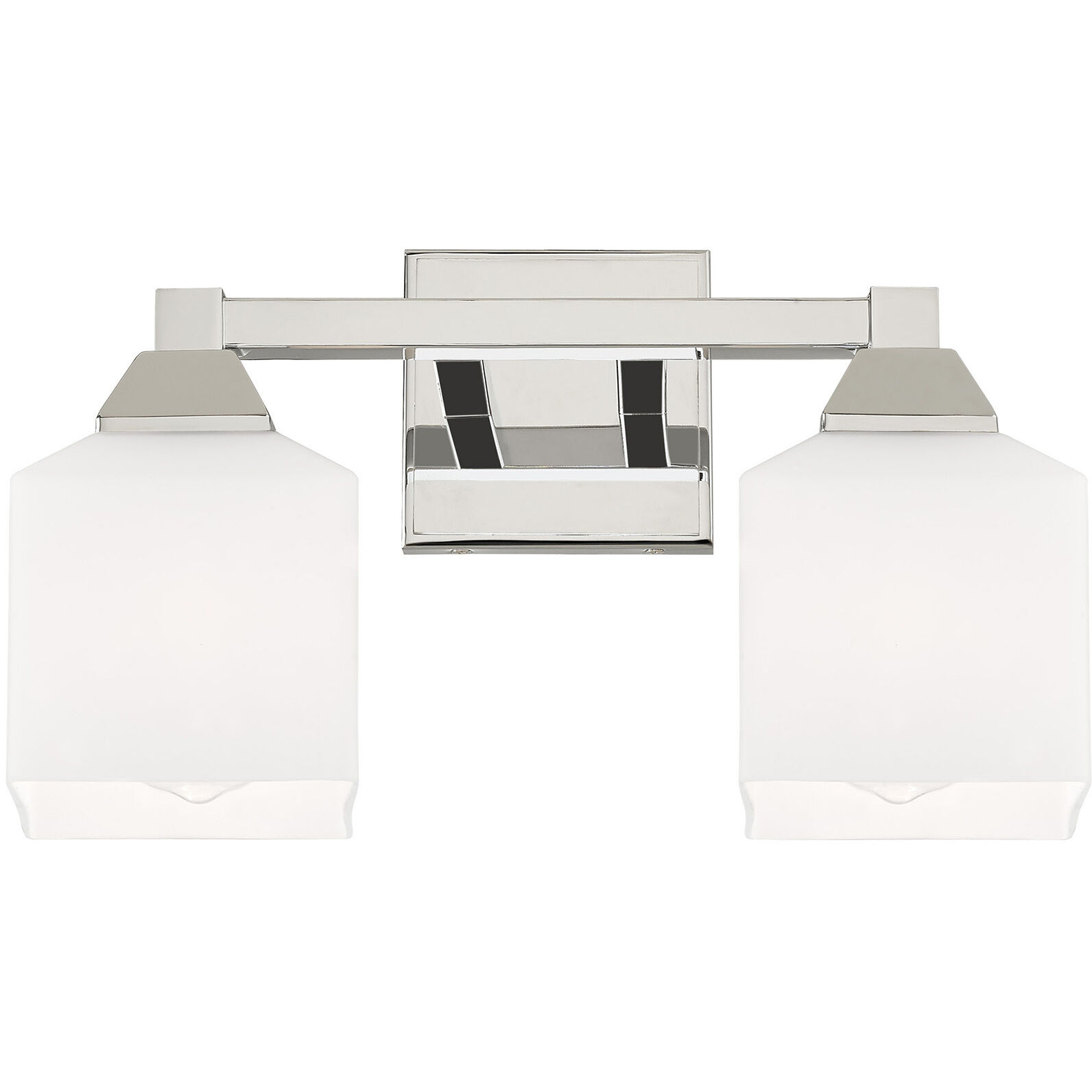 Aragon 2 Light 15 inch Polished Chrome Bath Vanity Wall Light