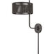 Acordia 17 inch 40.00 watt English Bronze Swing Arm Wall Lamp Wall Light