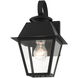 Mansfield 1 Light 13 inch Black Outdoor Wall Lantern