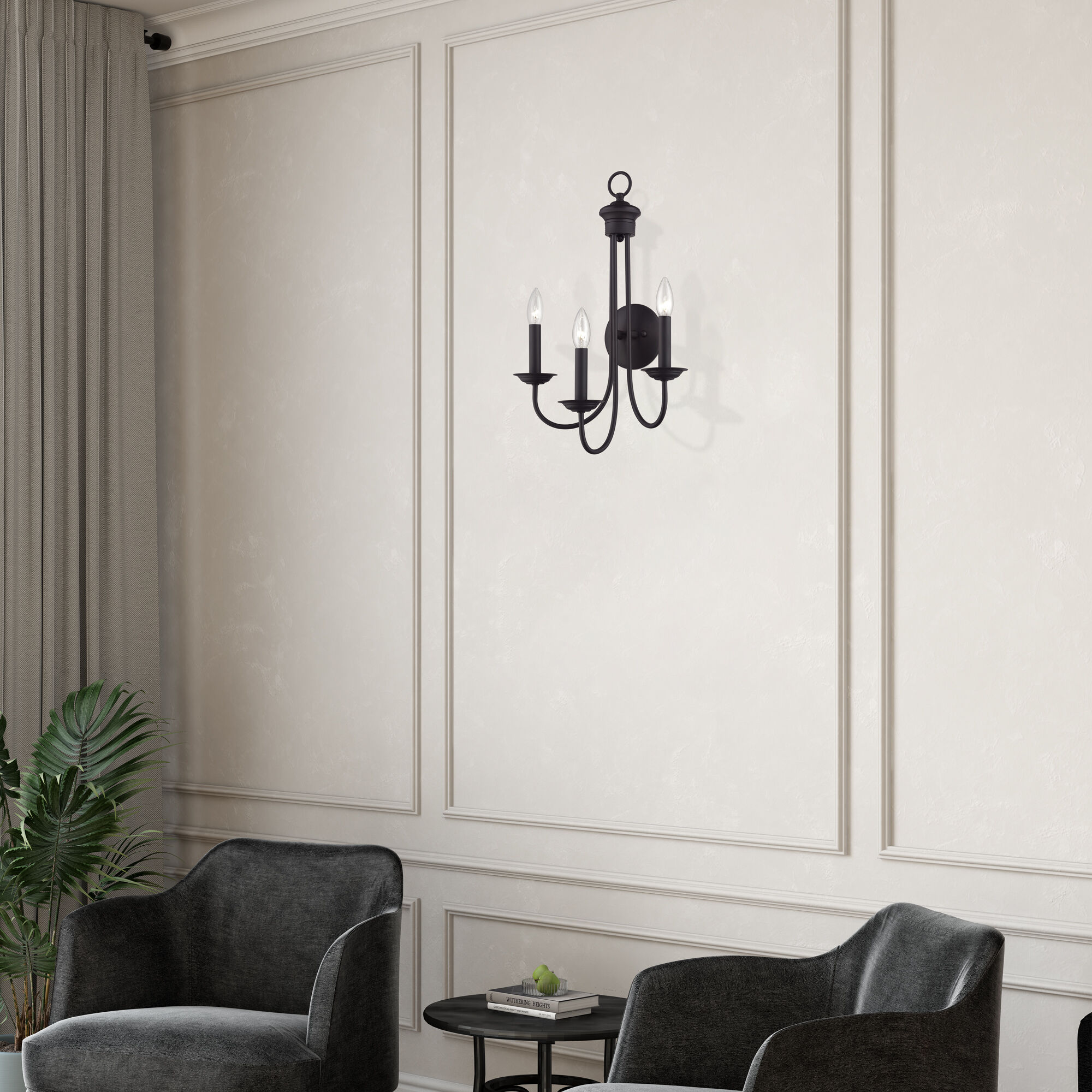 Estate 3 Light 14 inch Bronze Wall Sconce Wall Light