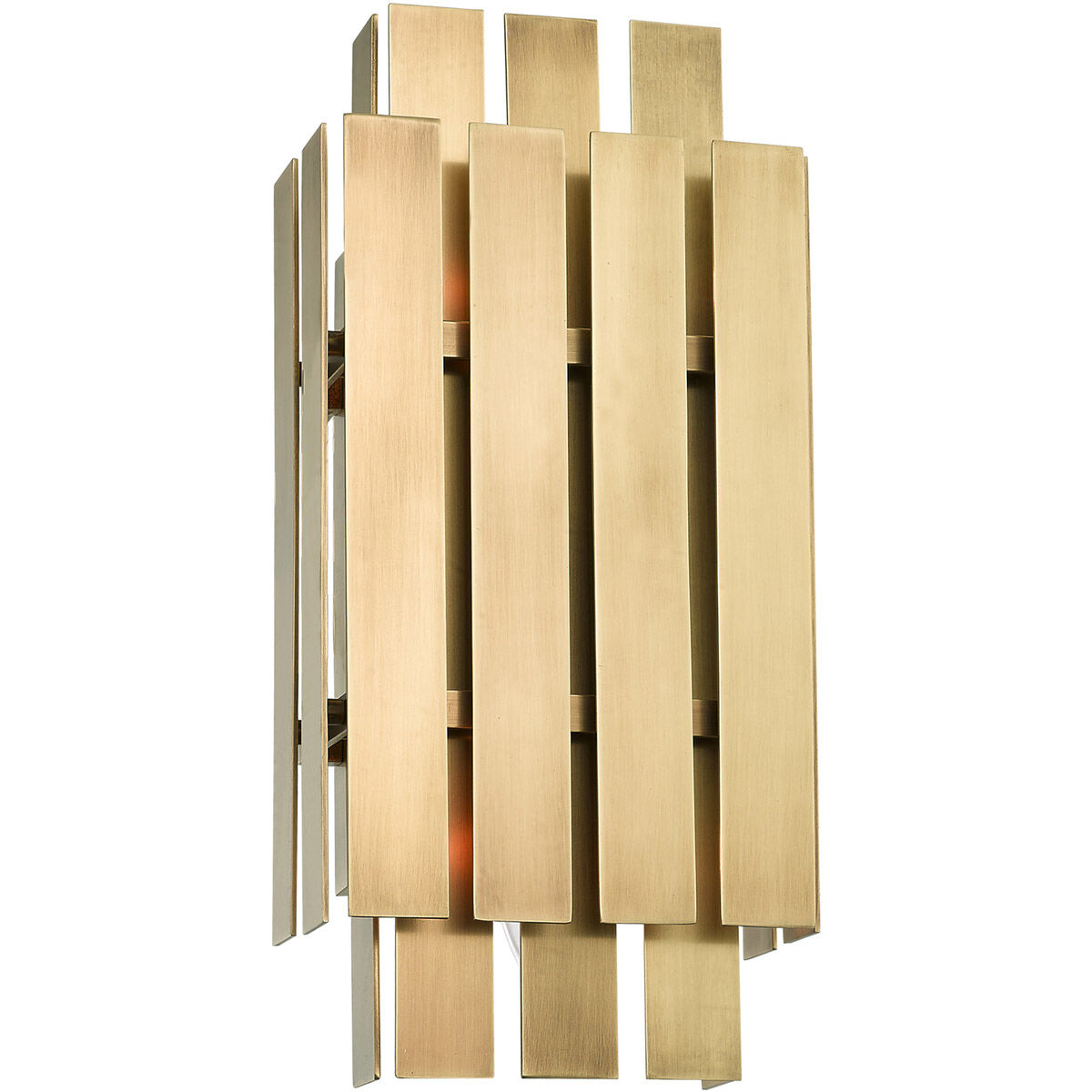 Greenwich 2 Light 6 inch Natural Brass ADA ADA Wall Sconce Wall Light