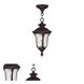 Oxford 1 Light 7.25 inch Bronze Small Outdoor Pendant Lantern