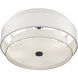 Fontana 5 Light 21 inch Bronze Semi-Flush Ceiling Light