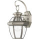 Monterey 1 Light 13 inch Brushed Nickel Outdoor Wall Lantern