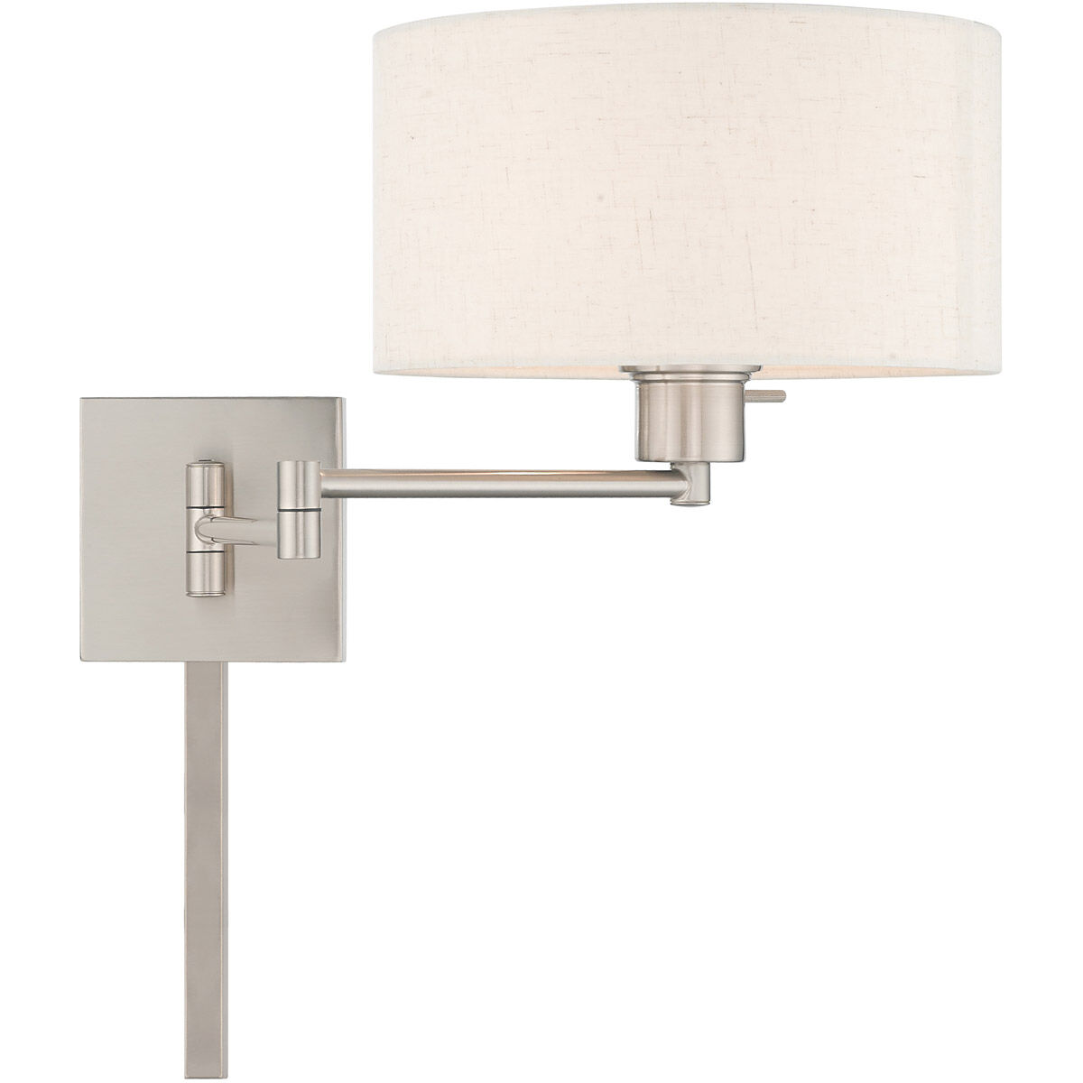 Allison 24 inch 100.00 watt Brushed Nickel Swing Arm Wall Lamp Wall Light