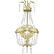Valentina 1 Light 8 inch Hand Applied Winter Gold ADA Wall Sconce Wall Light