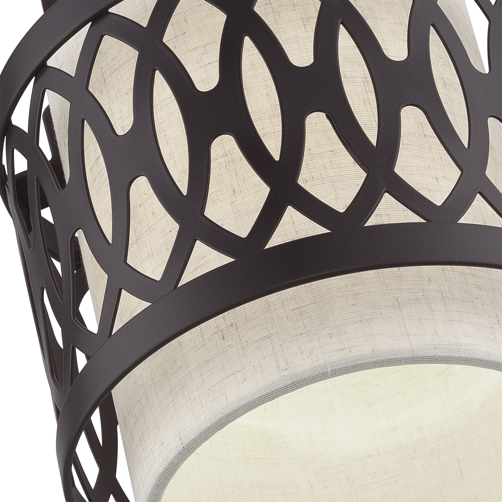 Vistaview 1 Light 7.25 inch English Bronze Semi-Flush Ceiling Light