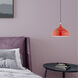 Amador 1 Light 12 inch Shiny Red Mini Pendant Ceiling Light