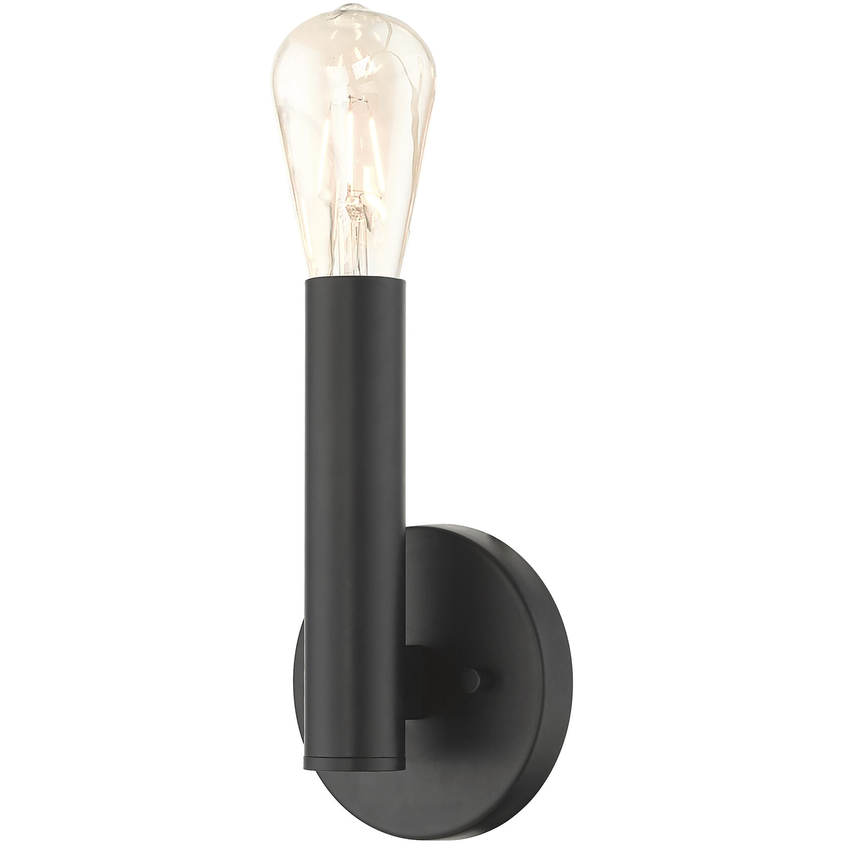 Copenhagen 1 Light 5.13 inch Black ADA Wall Sconce Wall Light, Single