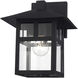 Crestlake 1 Light 11.5 inch Textured Black Outdoor Wall Lantern