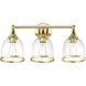 Ashridge 3 Light 24 inch Polished Brass Vanity Wall Sconce Wall Light