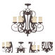 Millburn Manor 6 Light 29.5 inch Imperial Bronze Chandelier Ceiling Light