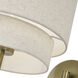 Manorwood 17.5 inch 60 watt Antique Brass Swing Arm Wall Lamp Wall Light