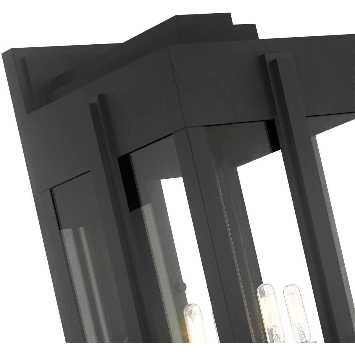 Lexington 4 Light 29 inch Black Outdoor Wall Lantern