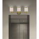 Middlebush 3 Light 23.5 inch Polished Brass Bath Vanity Wall Light