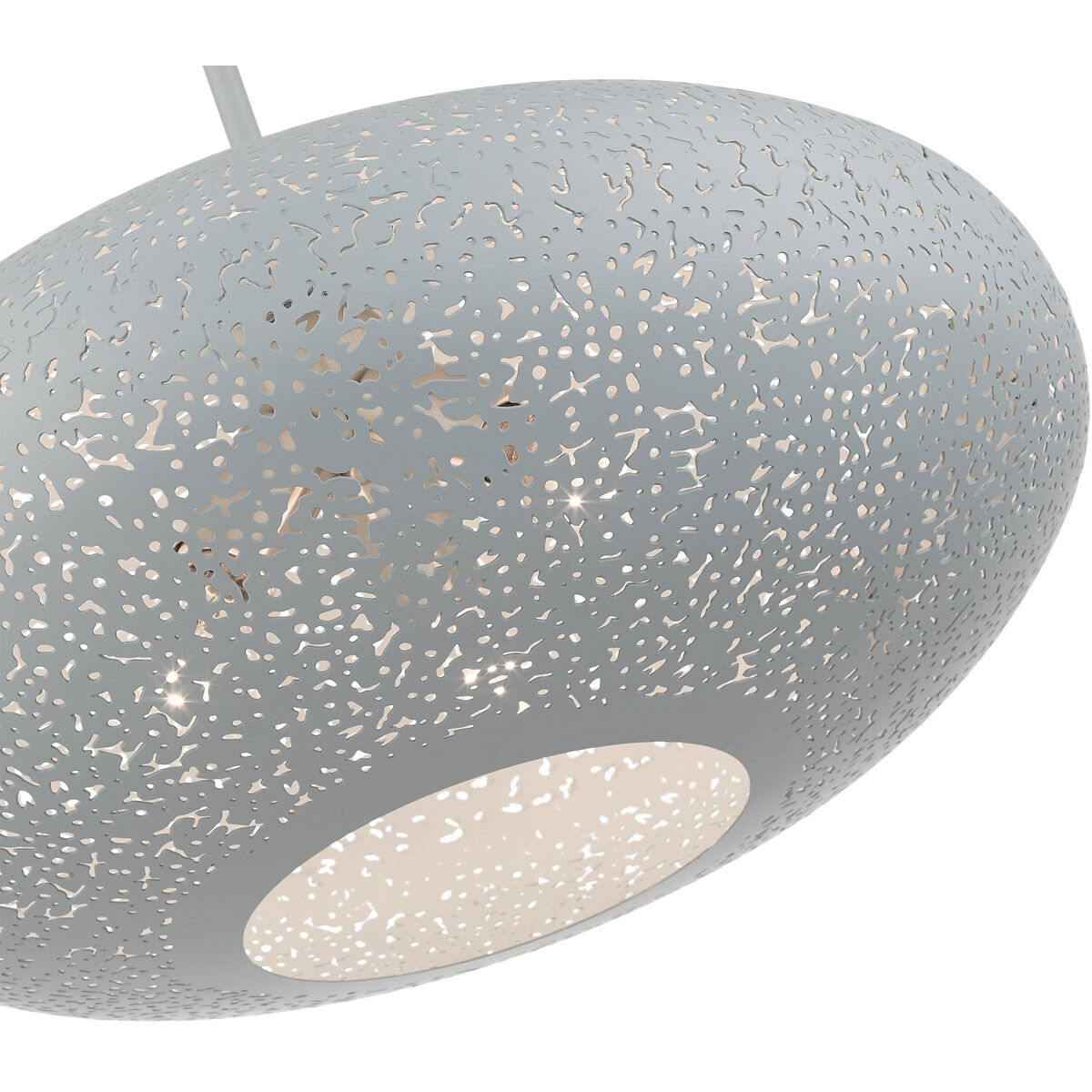 Charlton 3 Light 20 inch Nordic Gray with Brushed Nickel Accents Pendant Ceiling Light