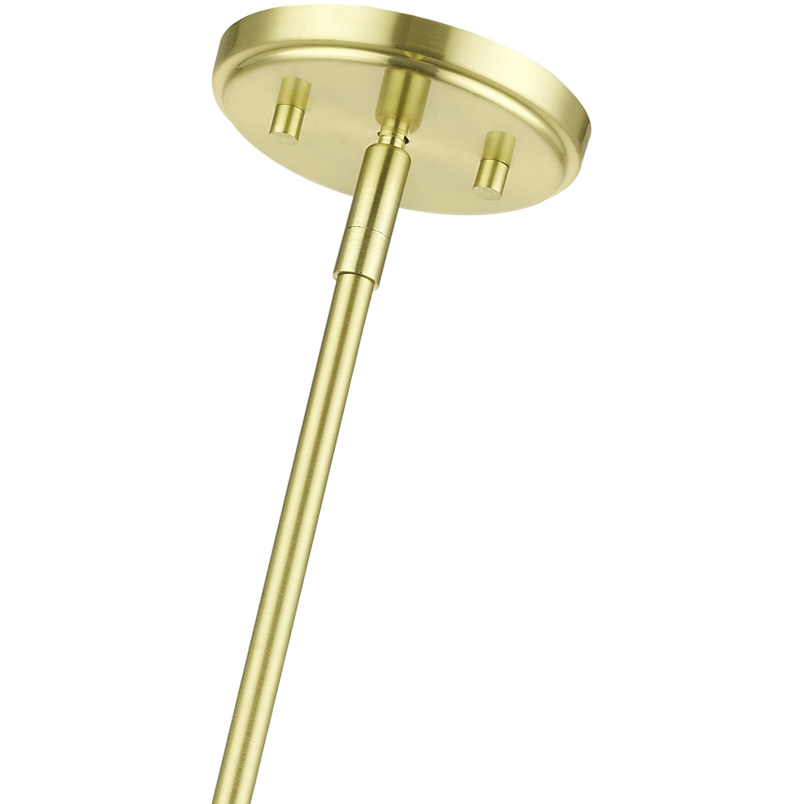 Munich 1 Light 5 inch Satin Brass Single Pendant Ceiling Light, Single