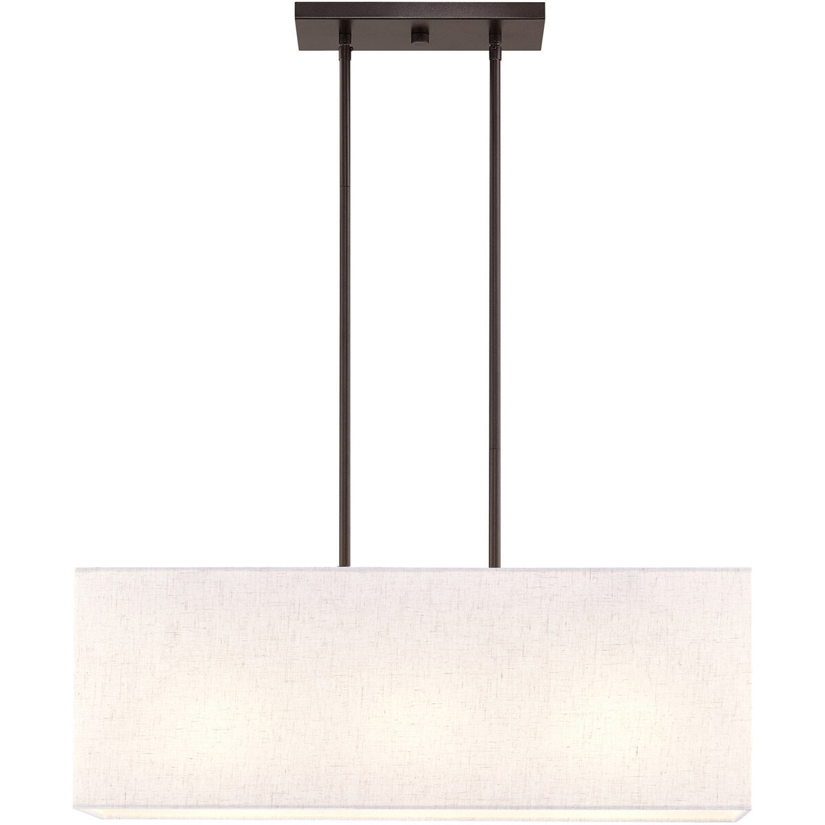 Summit 3 Light 28 inch English Bronze Linear Chandelier Ceiling Light